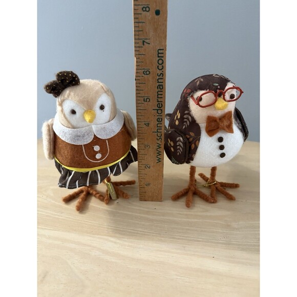 Target 2018 Featherly Friends OATS & JUNIPER Fabric Birds Fall Thanksgiving - Picture 9 of 10